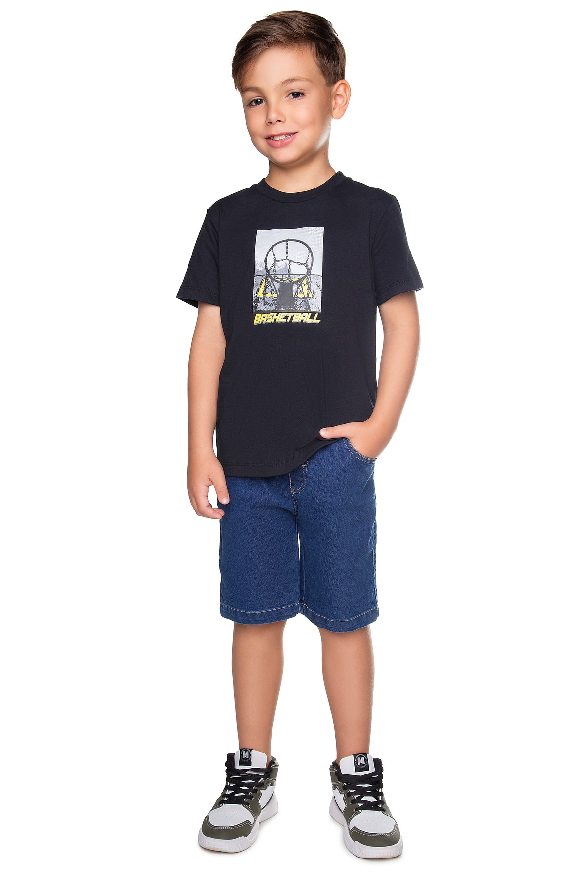 Camiseta Meia Malha - HAVE FUN