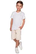 Conjunto Camiseta Meia Malha e Bermuda Sarja - HAVE FUN