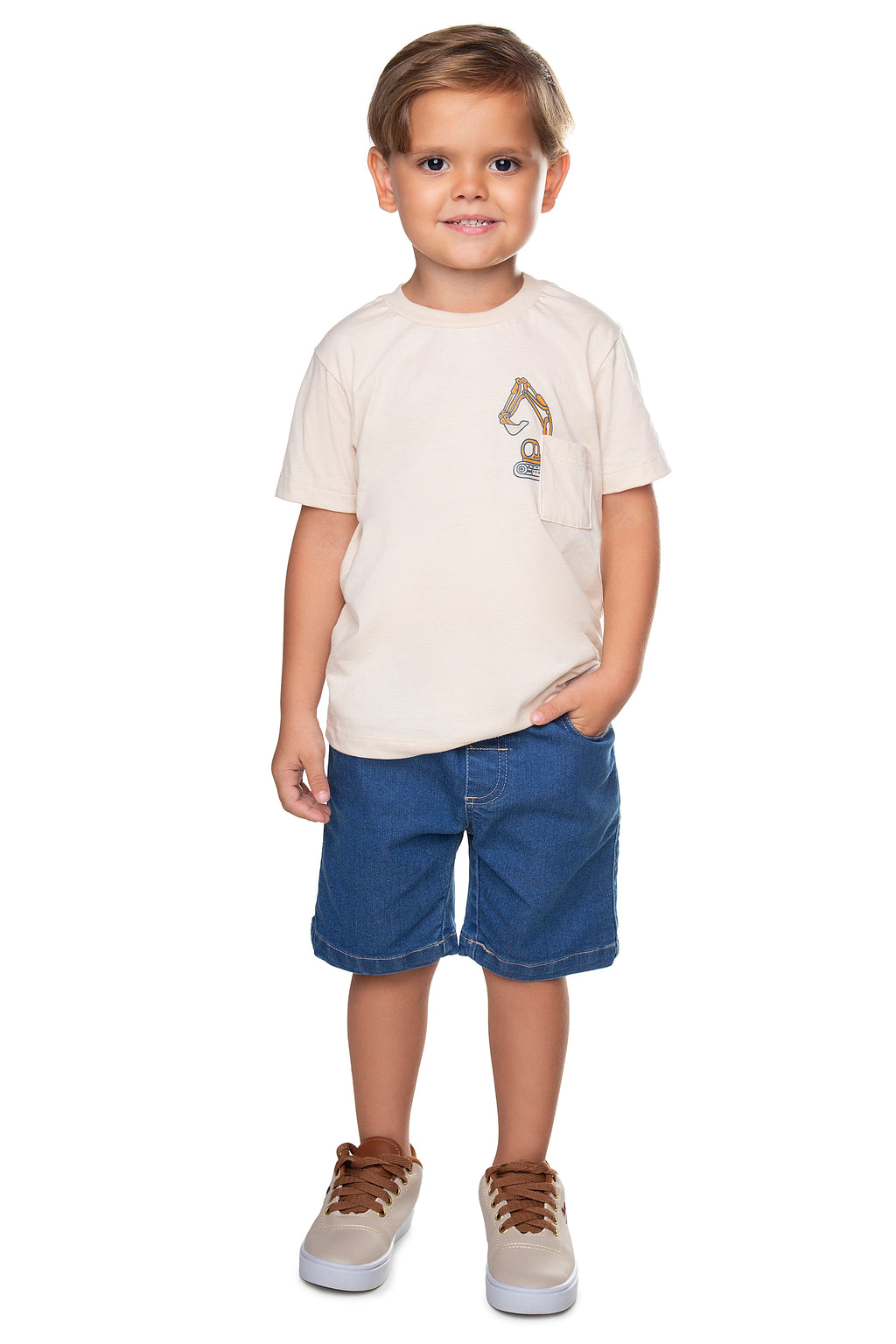 Camiseta Meia Malha - HAVE FUN
