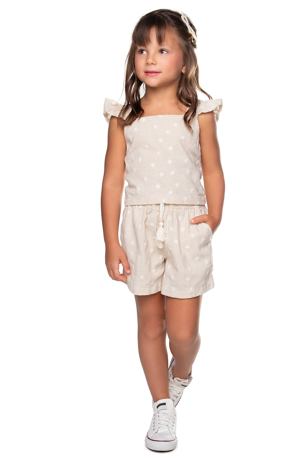 Conjunto Linho Bordado - HAVE FUN