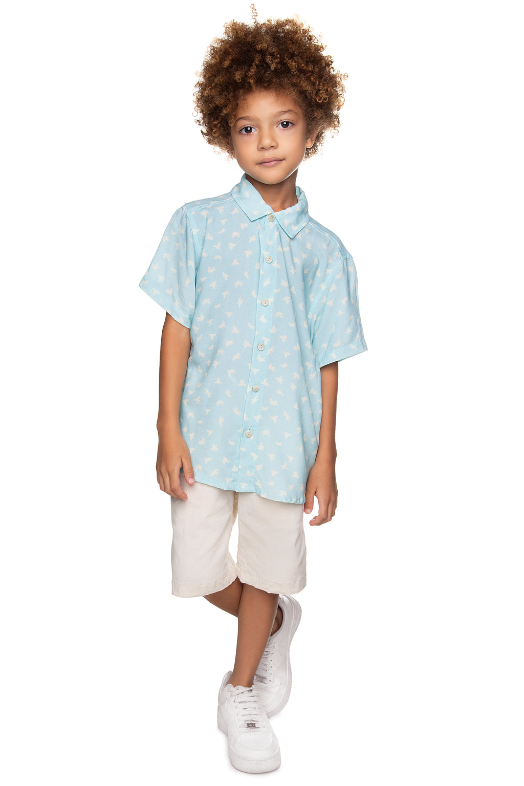 Conjunto Camisa Linho e Bermuda Sarja - HAVE FUN