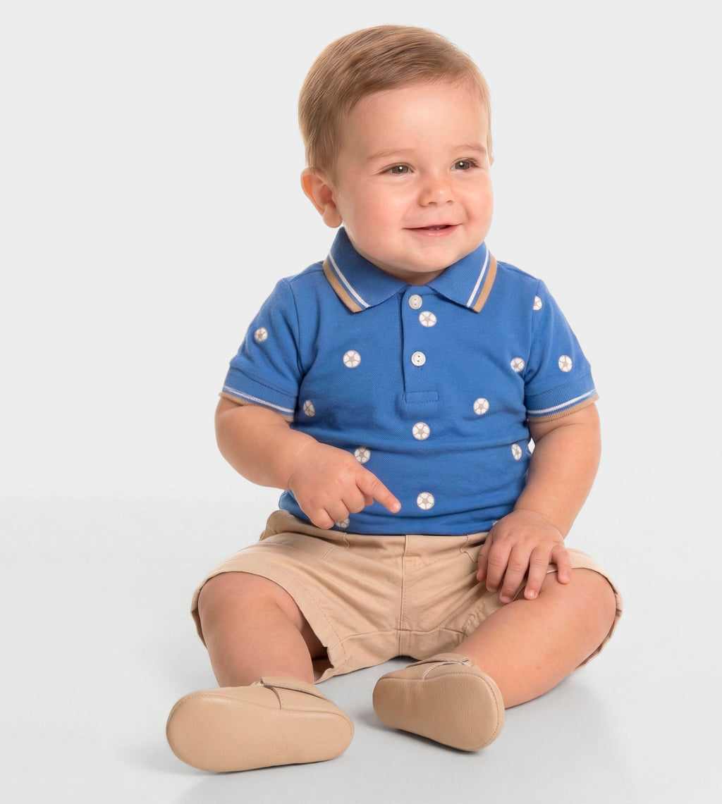 Conjunto Polo e Bermuda Sarja - HAVE FUN
