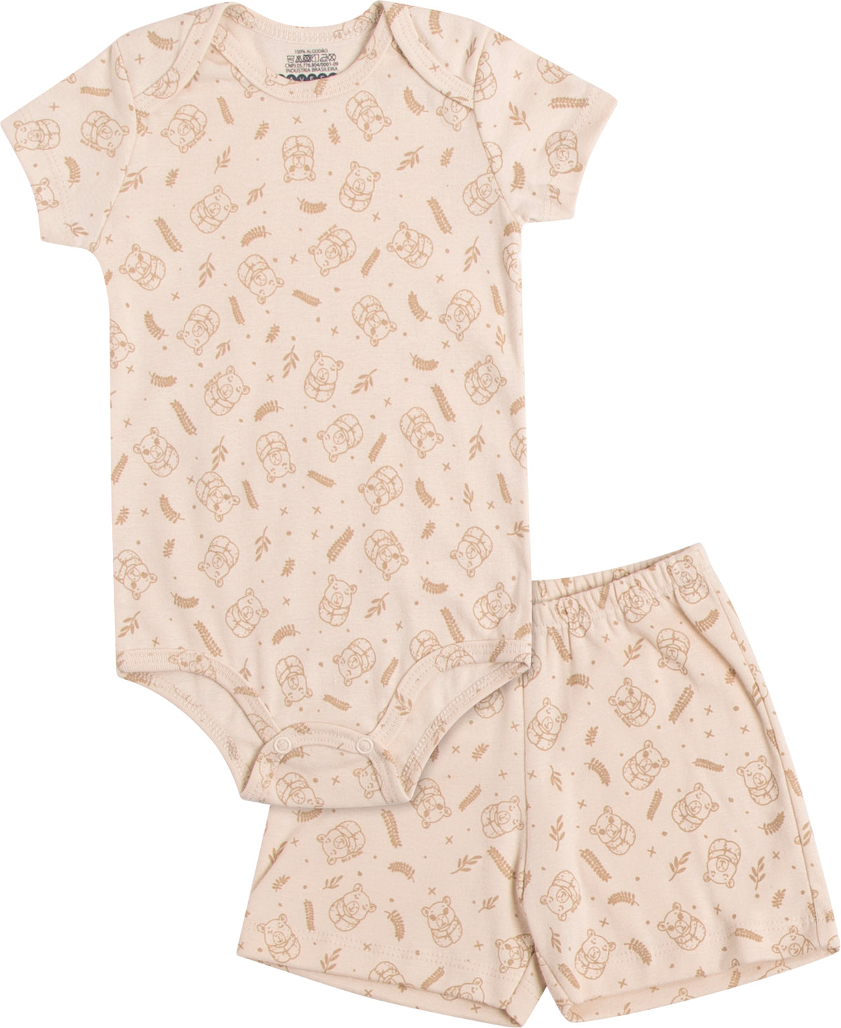 Conjunto Body e Short Unissex Ribana - HAVE FUN