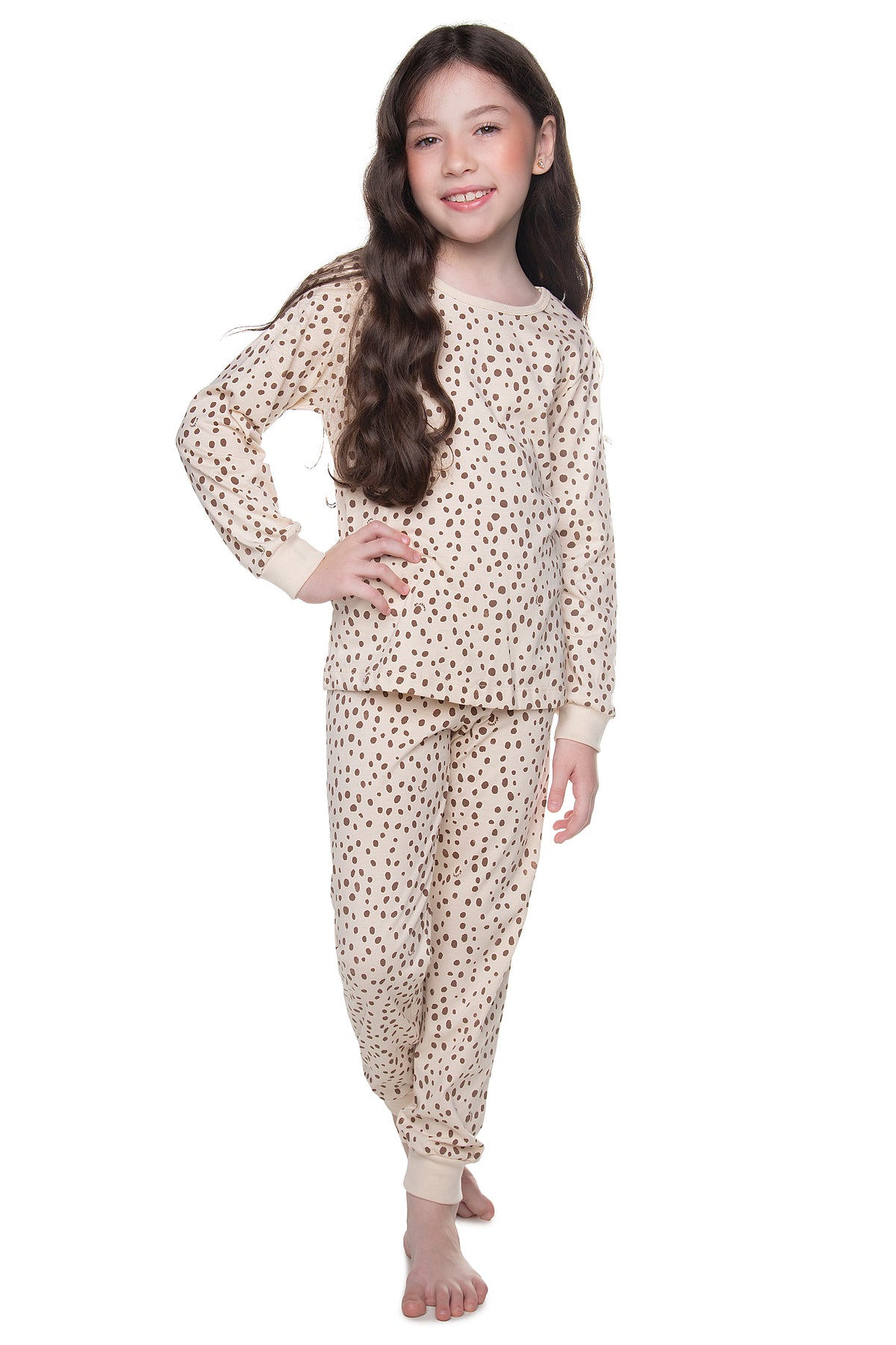 Pijama Longo Meia Malha - HAVE FUN