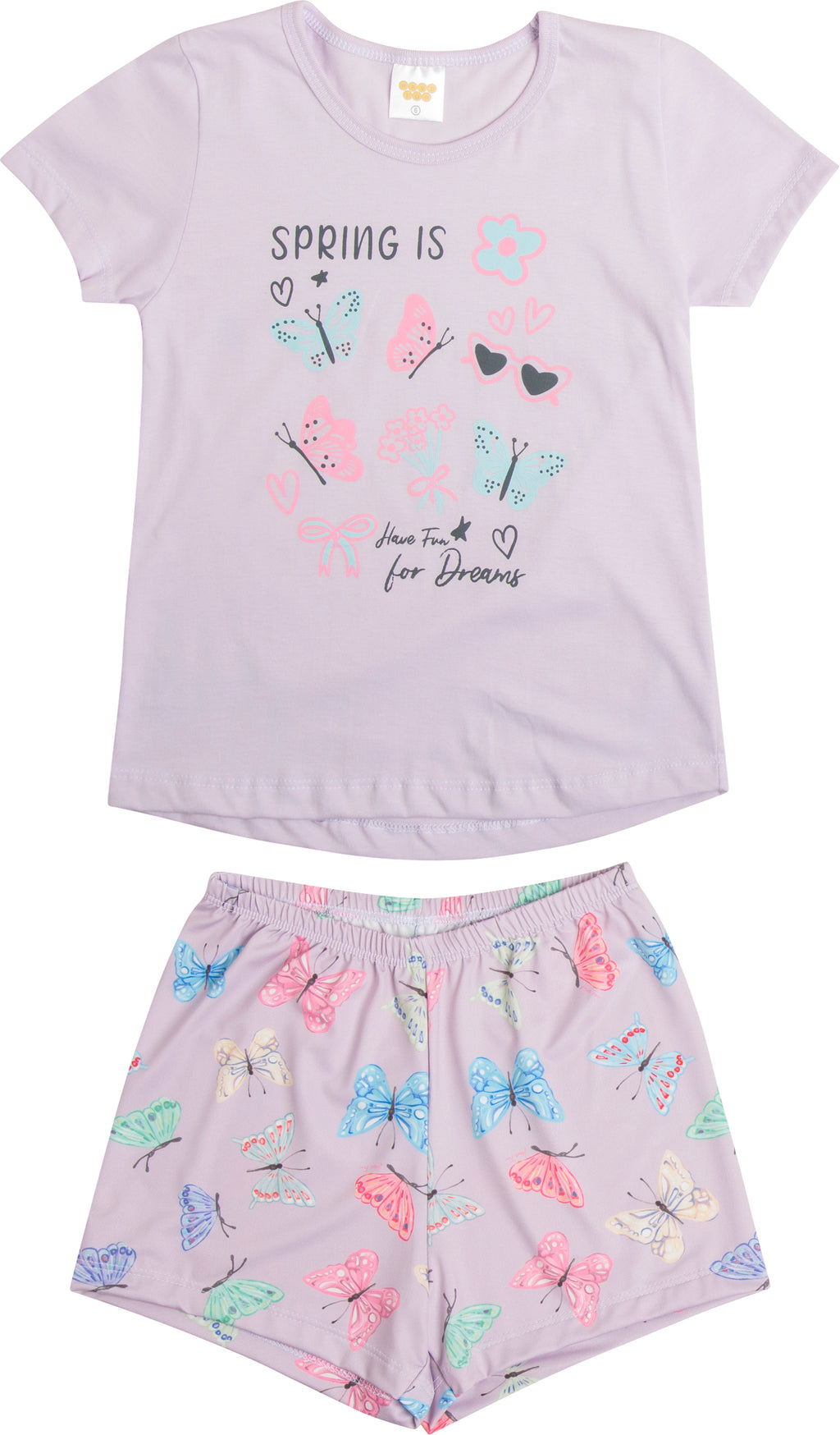 Pijama Curto Meia Malha - HAVE FUN