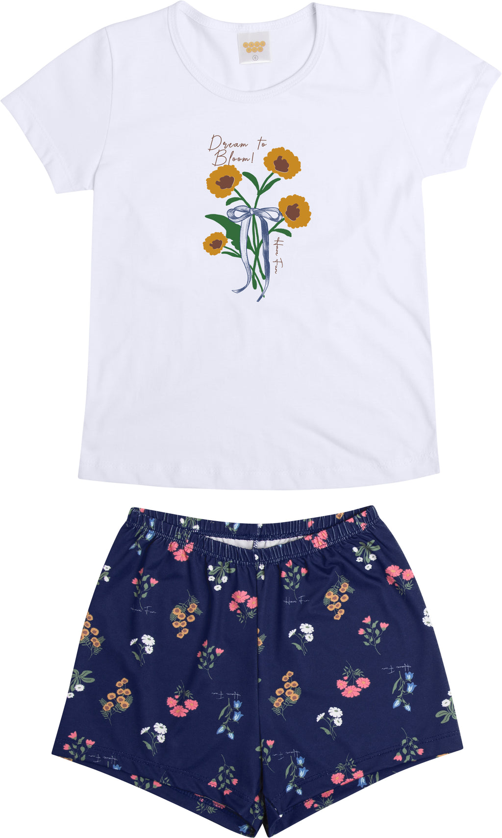 Pijama Curto Meia Malha - HAVE FUN