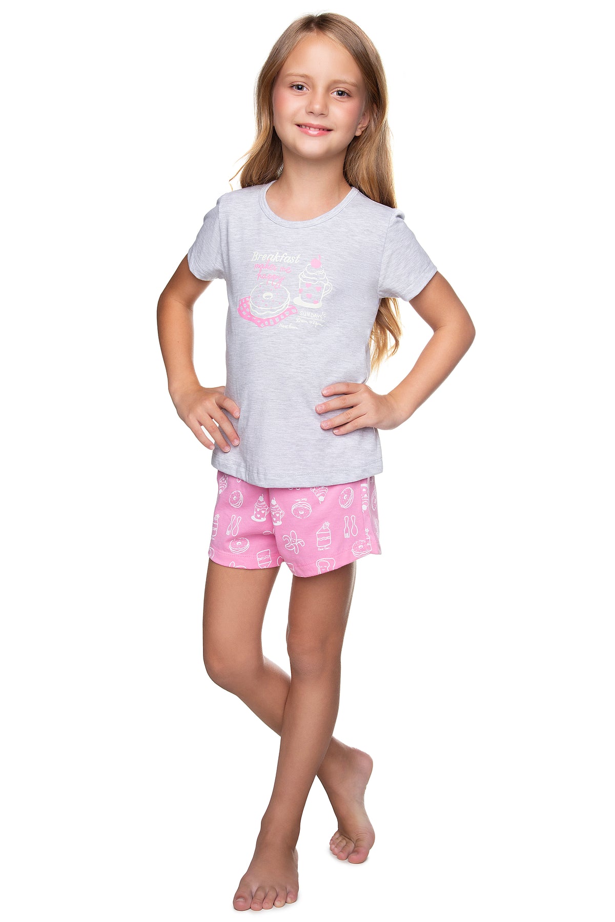Pijama Curto Meia Malha - HAVE FUN