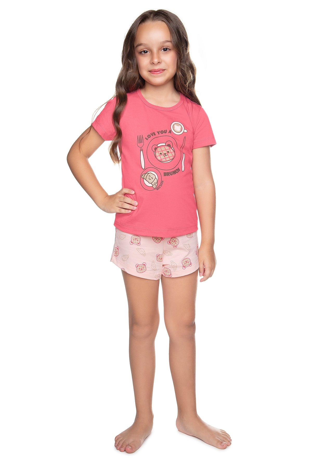 Pijama Curto Meia Malha - HAVE FUN