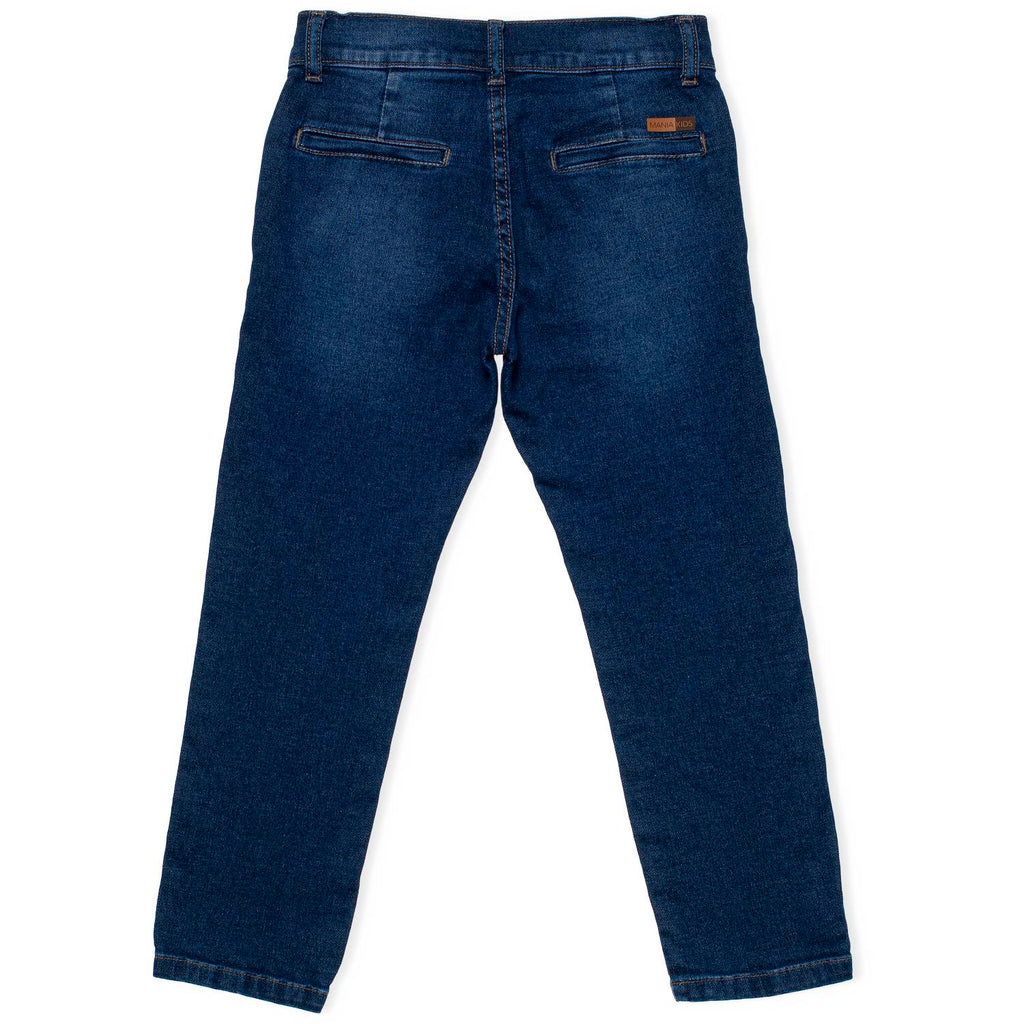 Calça Jeans Bolso Faca - MANIA KIDS