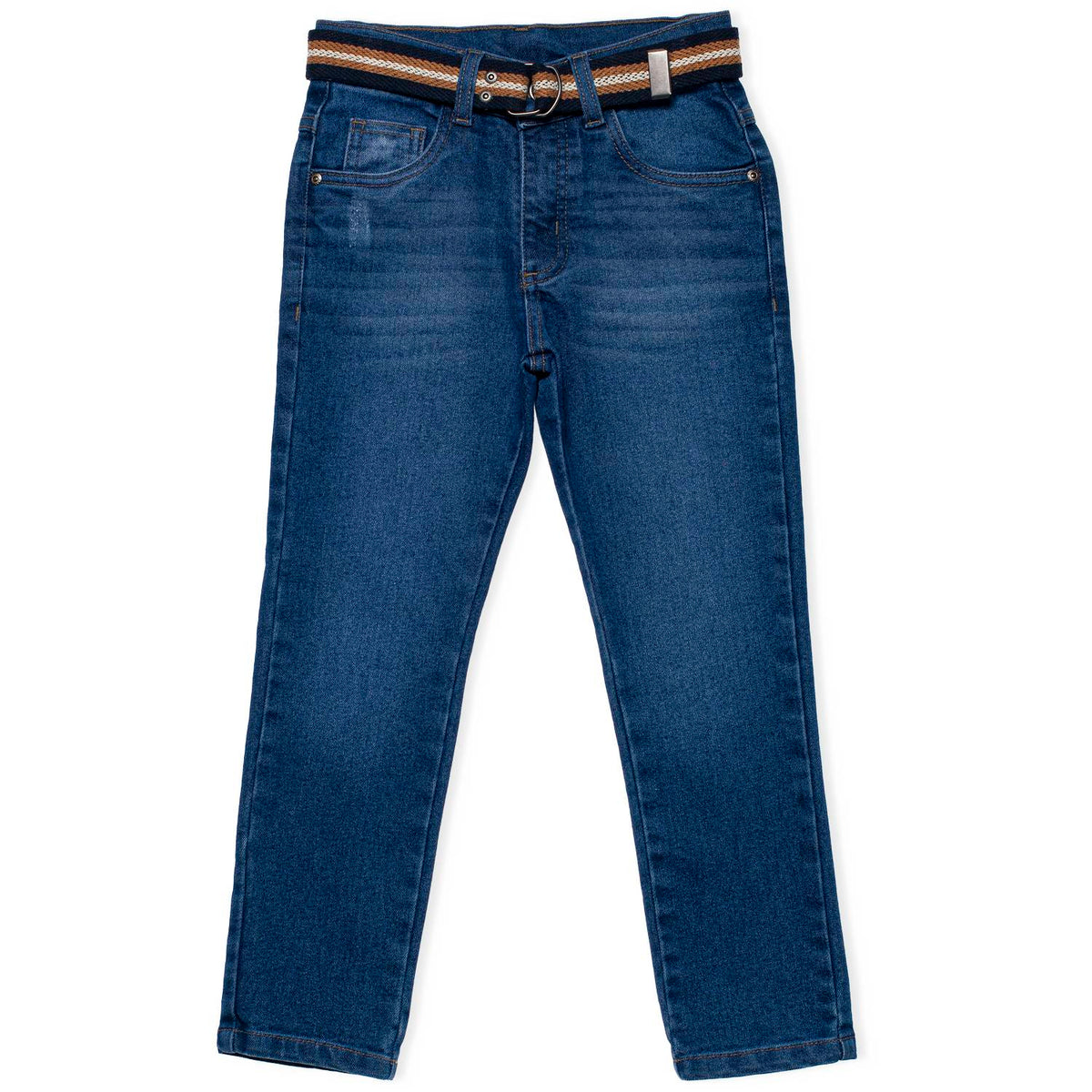 Calça Jeans com Cinto - MANIA KIDS