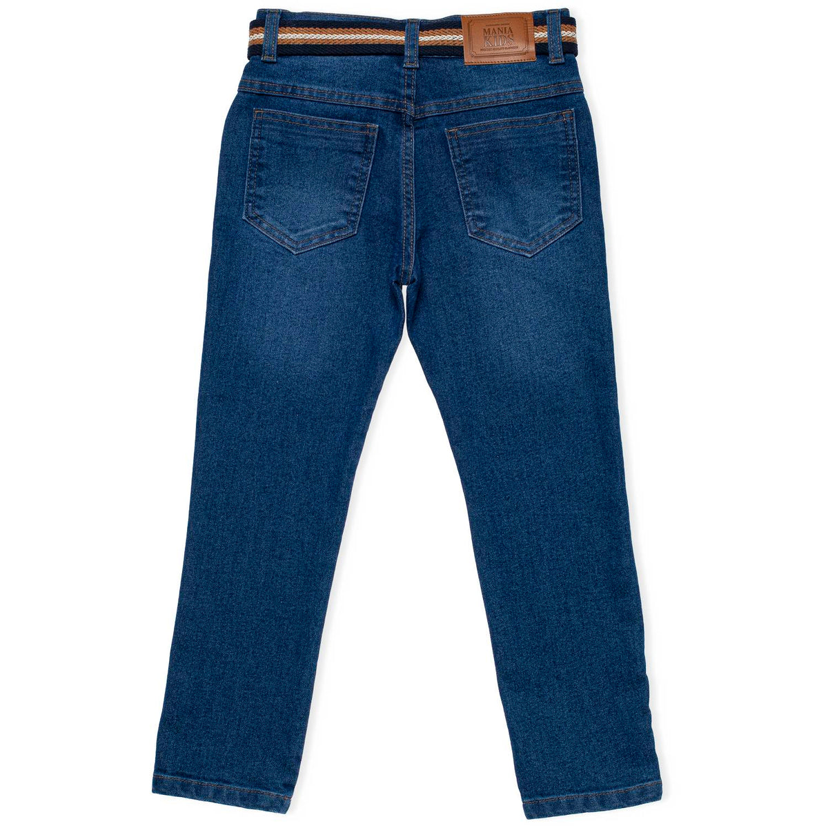 Calça Jeans com Cinto - MANIA KIDS