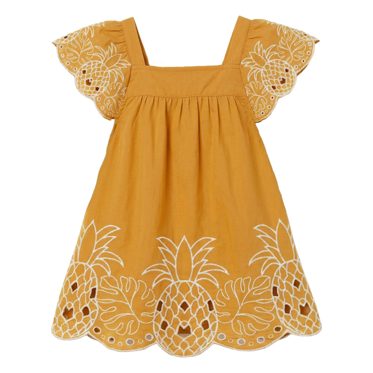 Vestido Barrado Trabalhado - NANAI