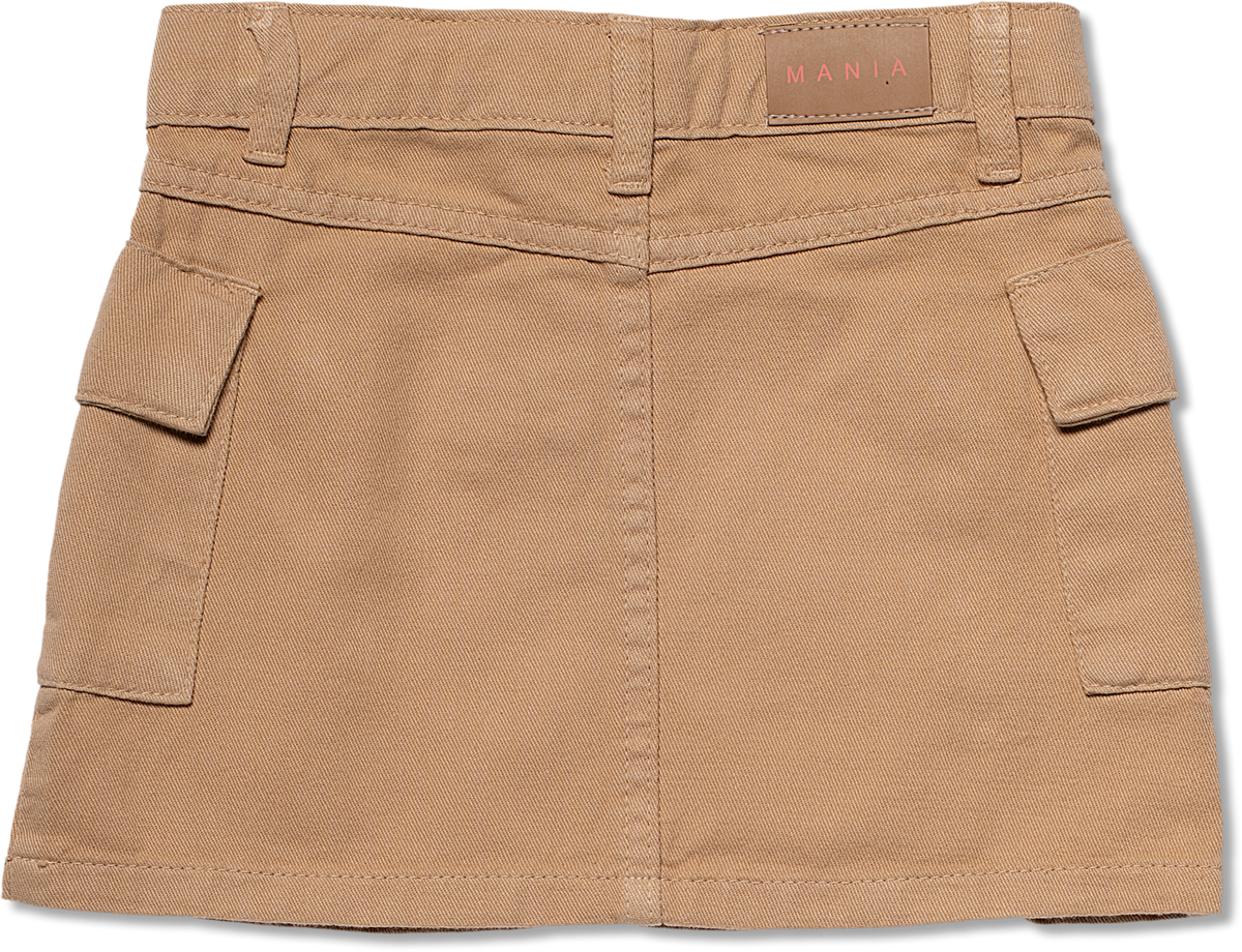 Saia Cargo Bege - MANIA KIDS