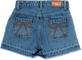 Short Jeans Barra Desfiada - MANIA KIDS