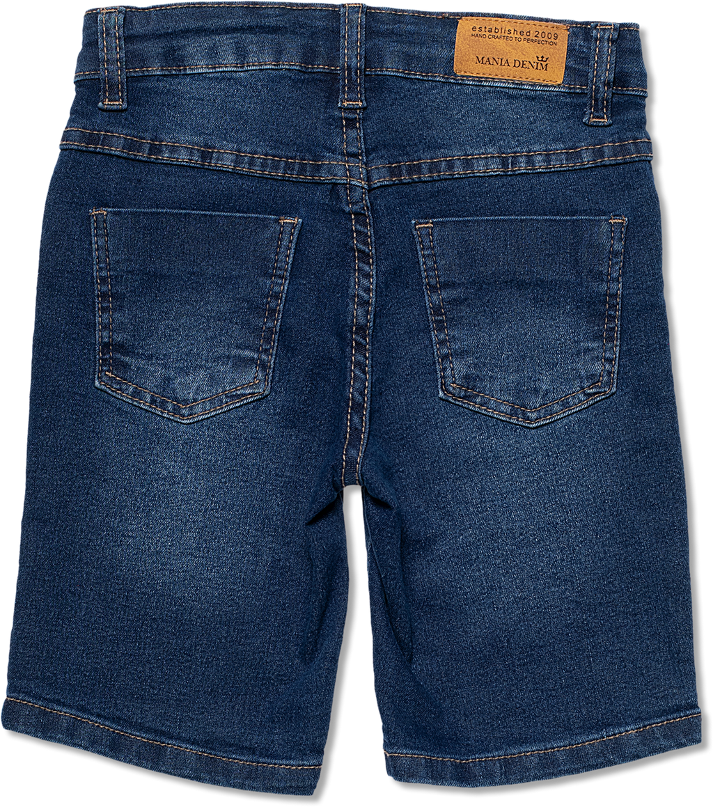Bermuda Jeans Escura - MANIA KIDS