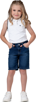 Bermuda Jeans Escura - MANIA KIDS