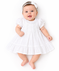 Vestido Linho Branco - ANJOS BABY