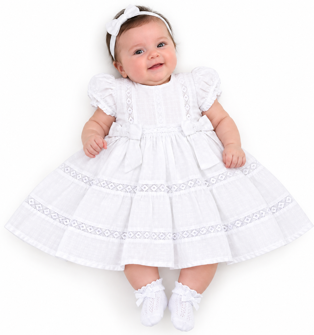Vestido Batizado - ANJOS BABY