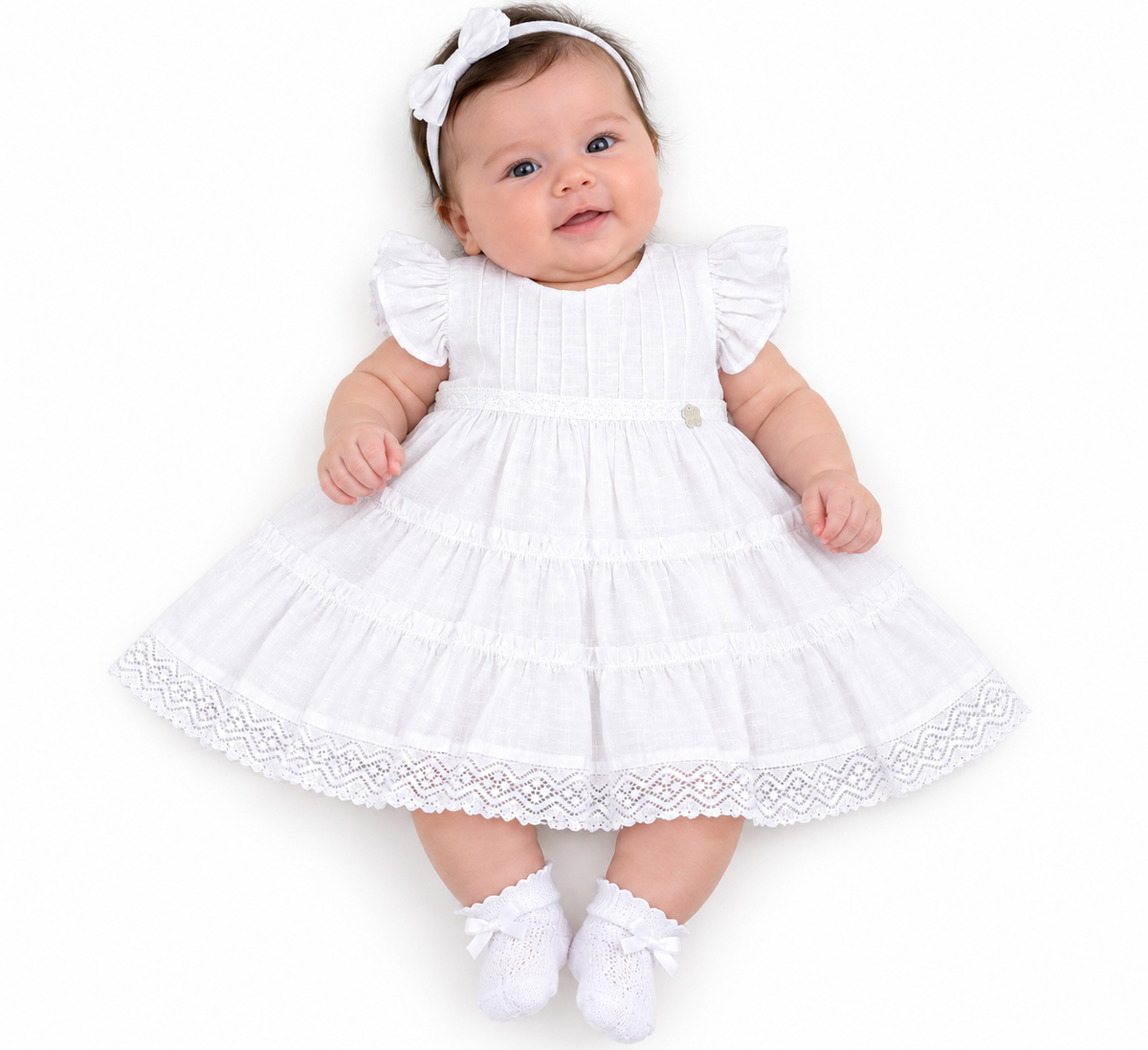 Vestido Batizado - ANJOS BABY