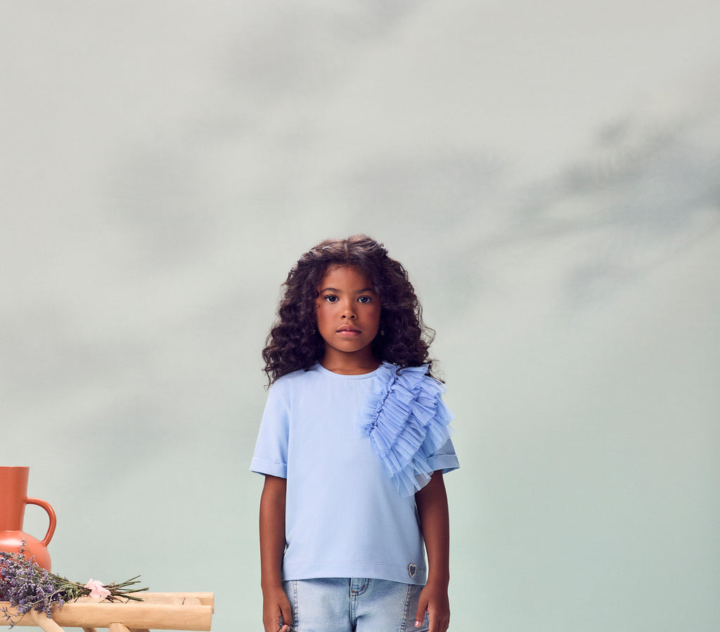 Blusa Babados Tule - ANIMÊ