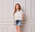 Blusa Babados e Tule - ANIMÊ