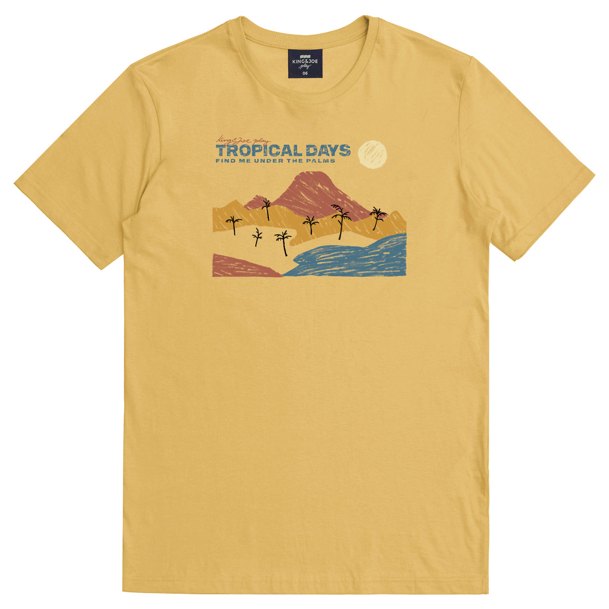 Camiseta Casual Meia Malha Slim - KING JOE