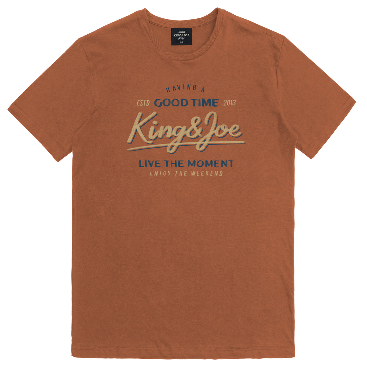 Camiseta Casual Meia Malha Slim - KING JOE