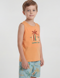 Conjunto Regata Meia Malha e Shorts Nylon - KING JOE