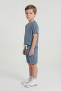 Conjunto Camiseta e Bermuda Malha Tricot - KING JOE