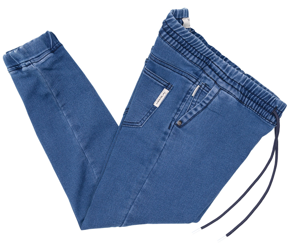 Calça Jeans Moletom Jogger - KING JOE