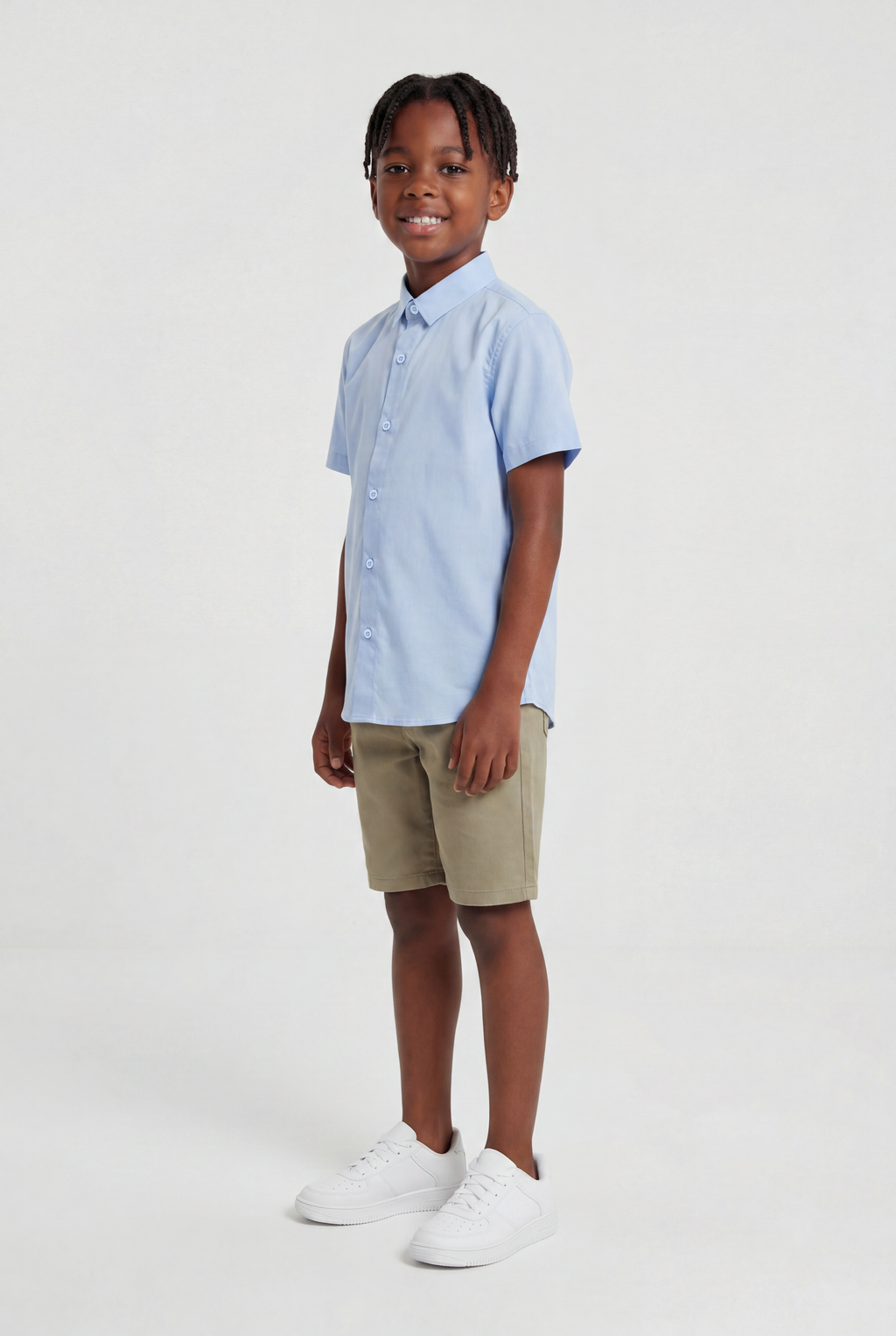 Camisa Social Elastano Slim MC - KING JOE