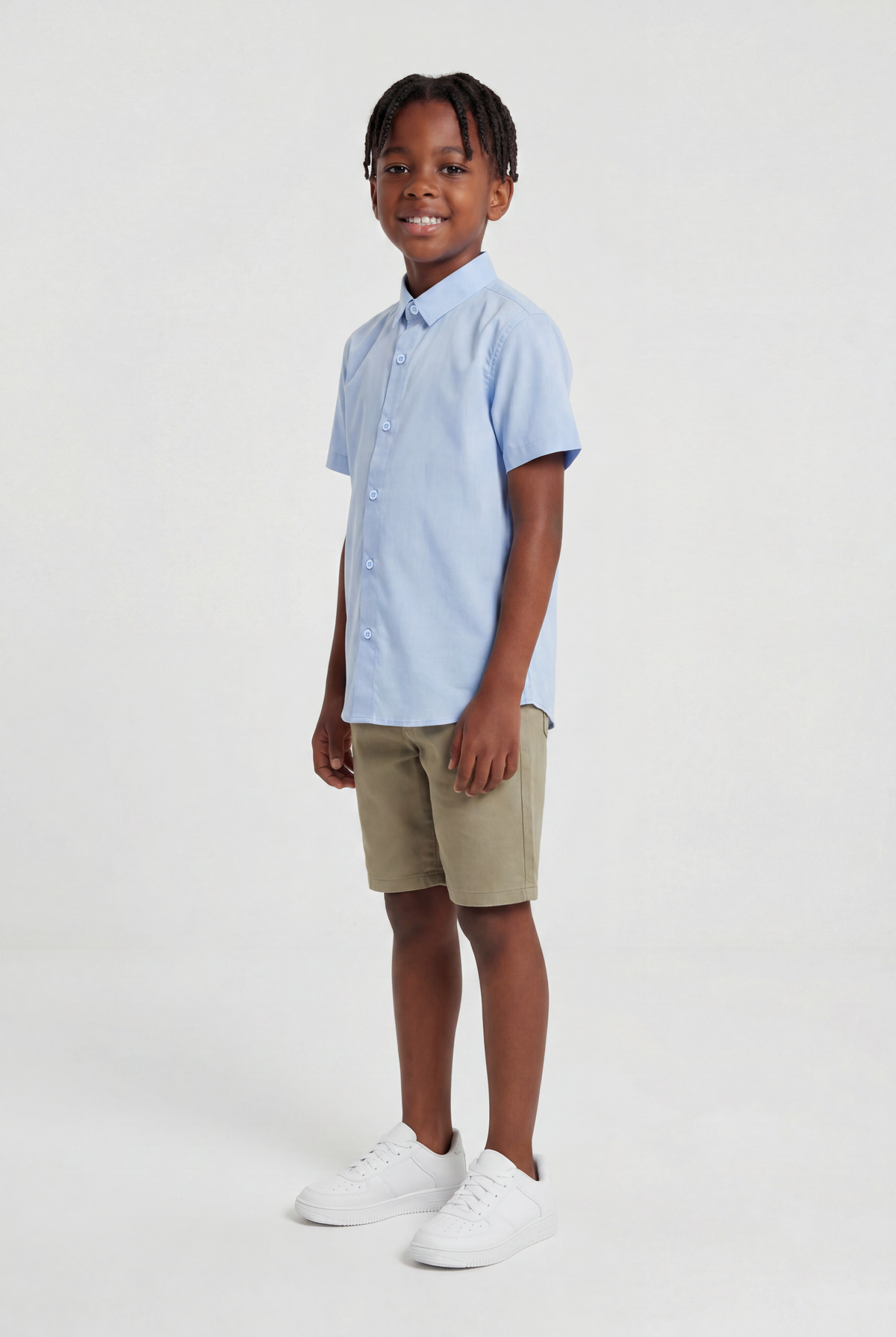 Camisa Social Elastano Slim MC - KING JOE