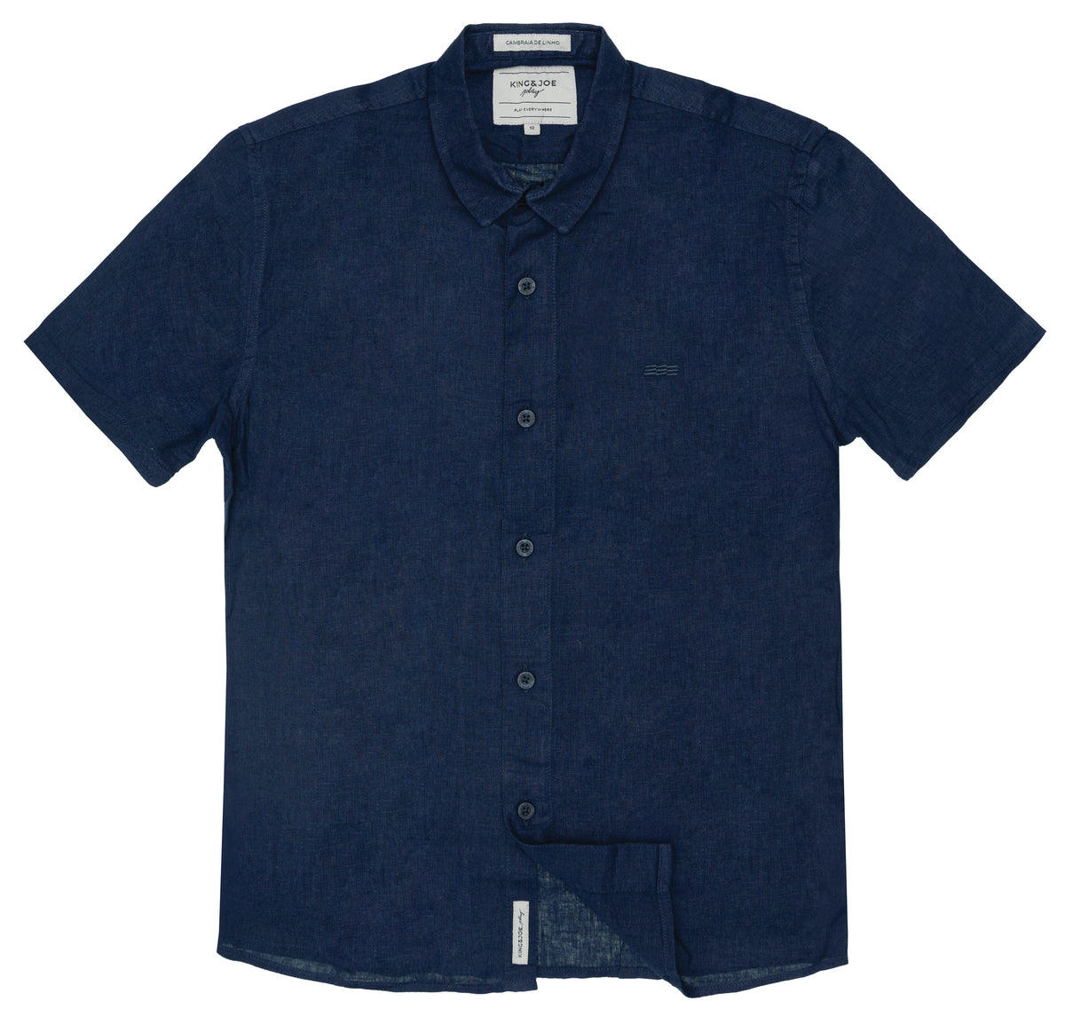 Camisa Cambraia de Linho Slim MC - KING JOE