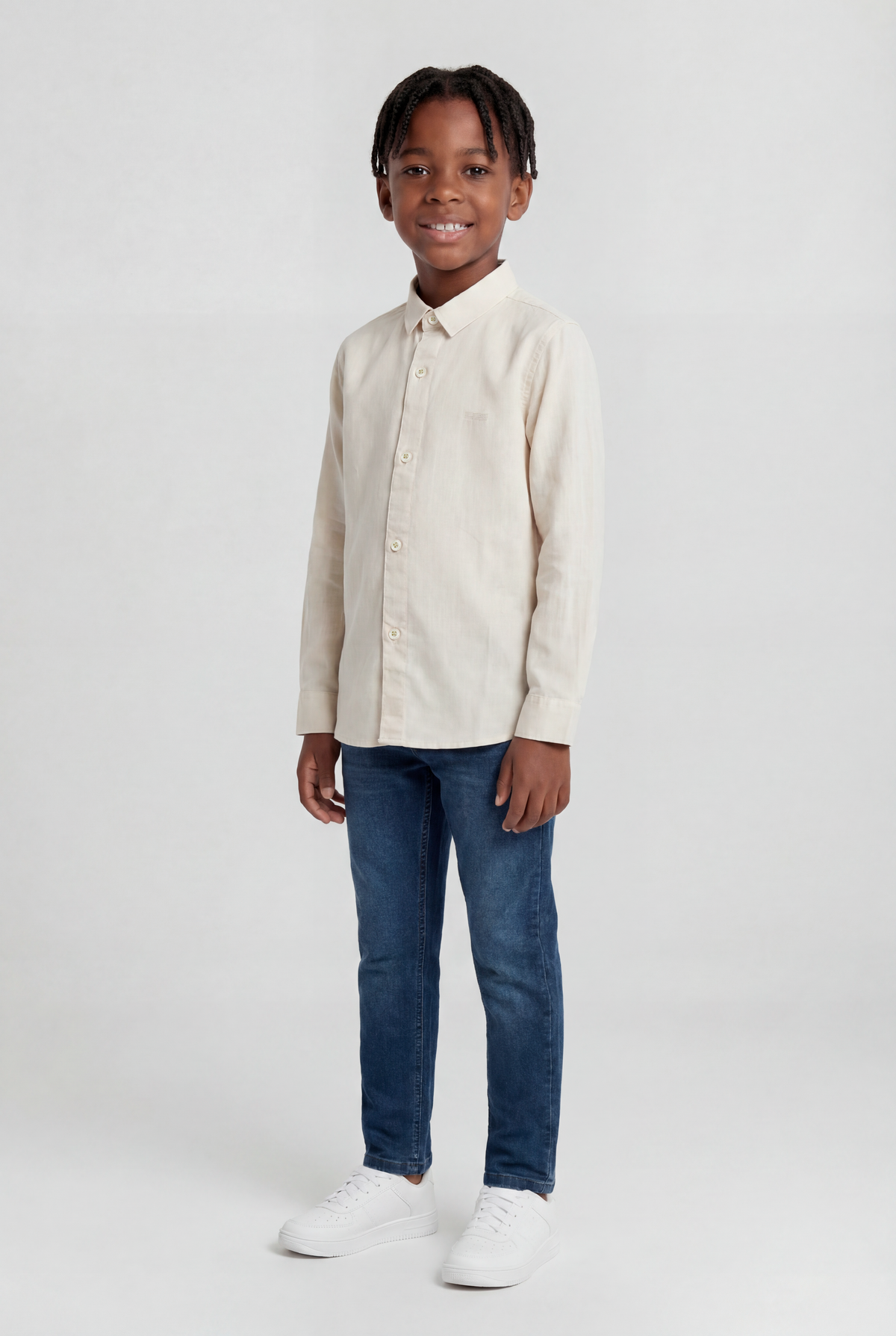 Camisa Linho Manga Longa - KING JOE