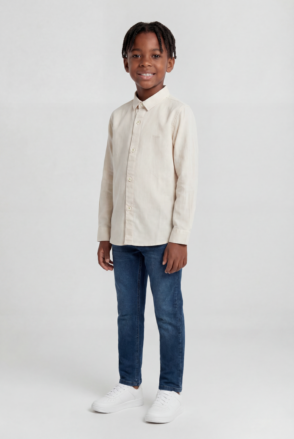 Camisa Casual Algodão Flame Slim ML - KING JOE