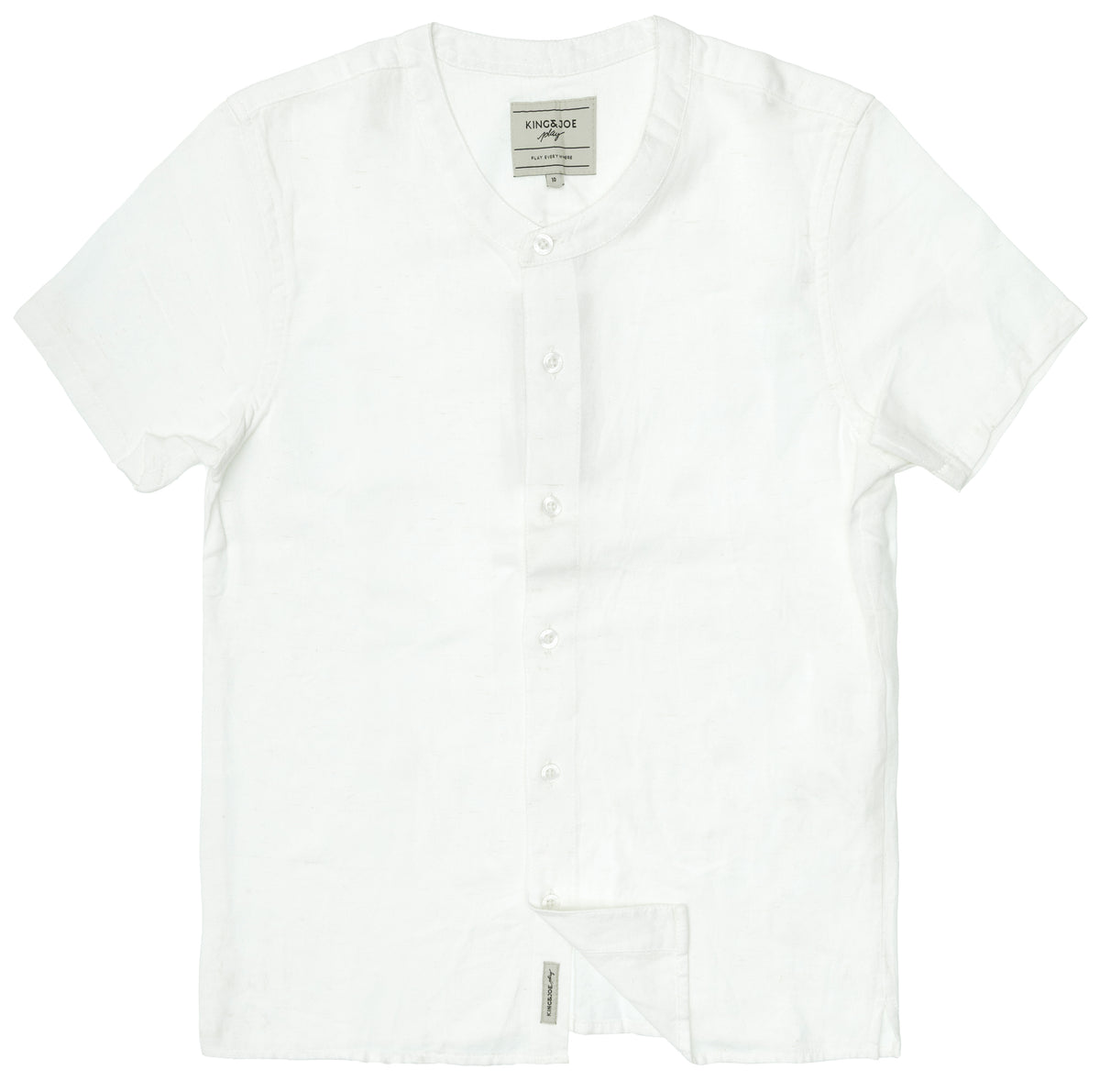 Camisa Gola Padre Viscose Slim MC - KING JOE