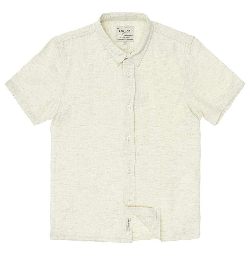 Camisa Casual Linho Slim MC - KING JOE