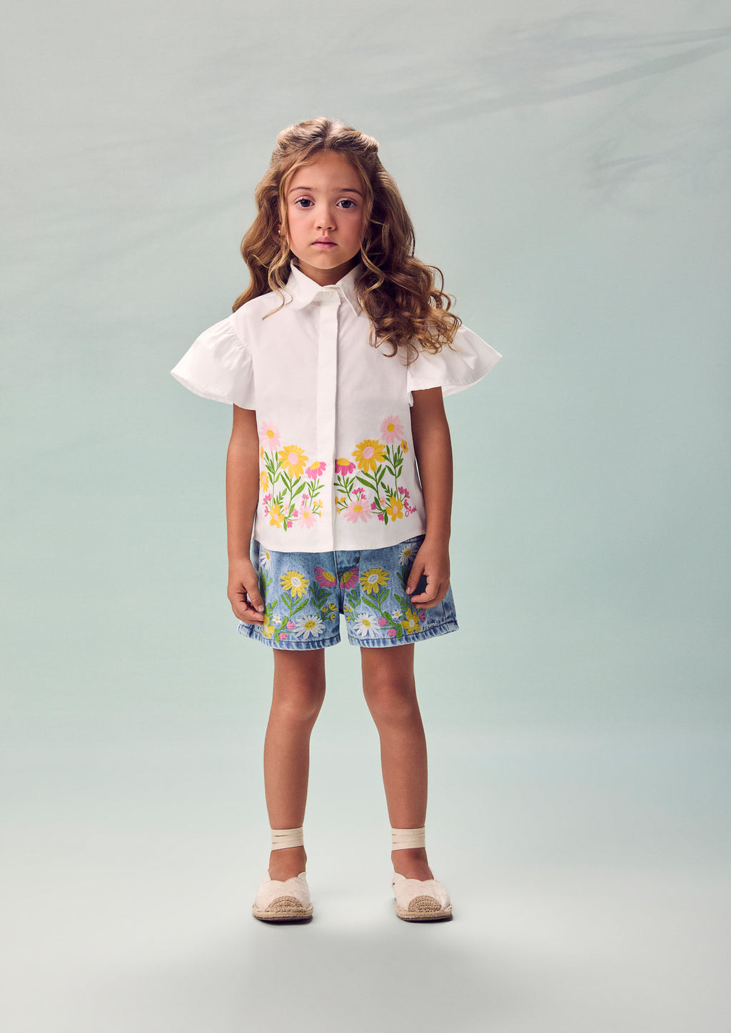 Camisa Tricoline Bordada - ANIMÊ