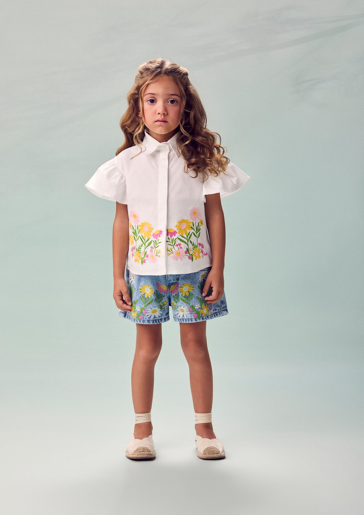 Camisa Tricoline Bordada - ANIMÊ