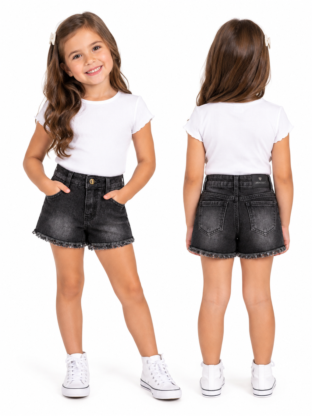 Short Jeans Desfiado - PARIZI
