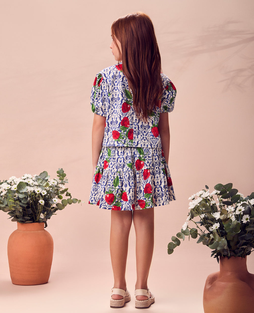 Conjunto Malha Blusa e Saia - - ANIMÊ