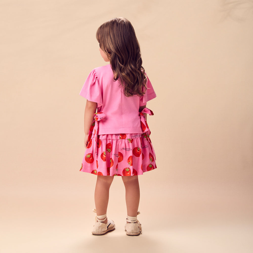 Conjunto Blusa e Saia Tomate - ANIMÊ