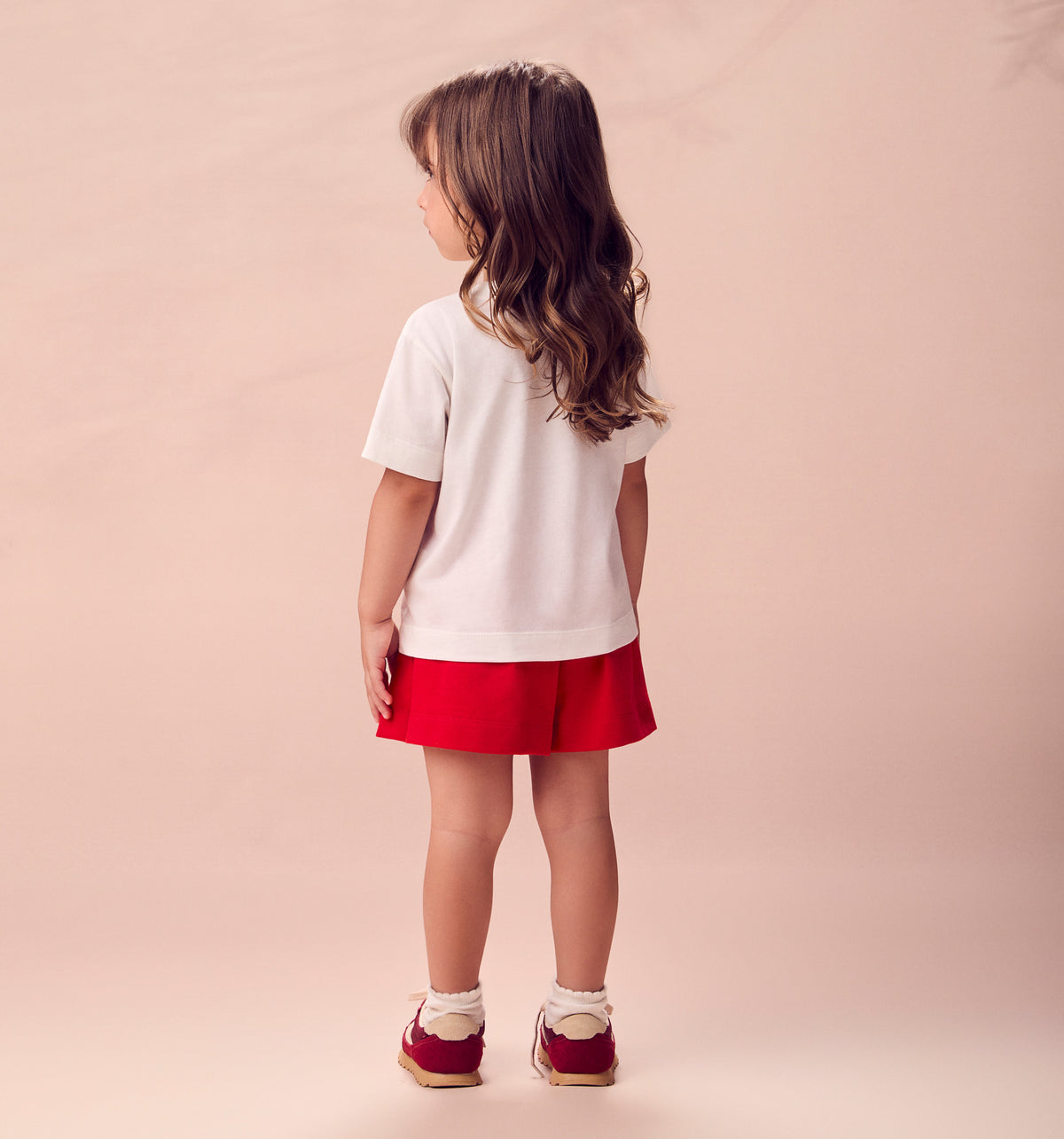 Conjunto T-shirt Pooh e Short Saia- ANIMÊ
