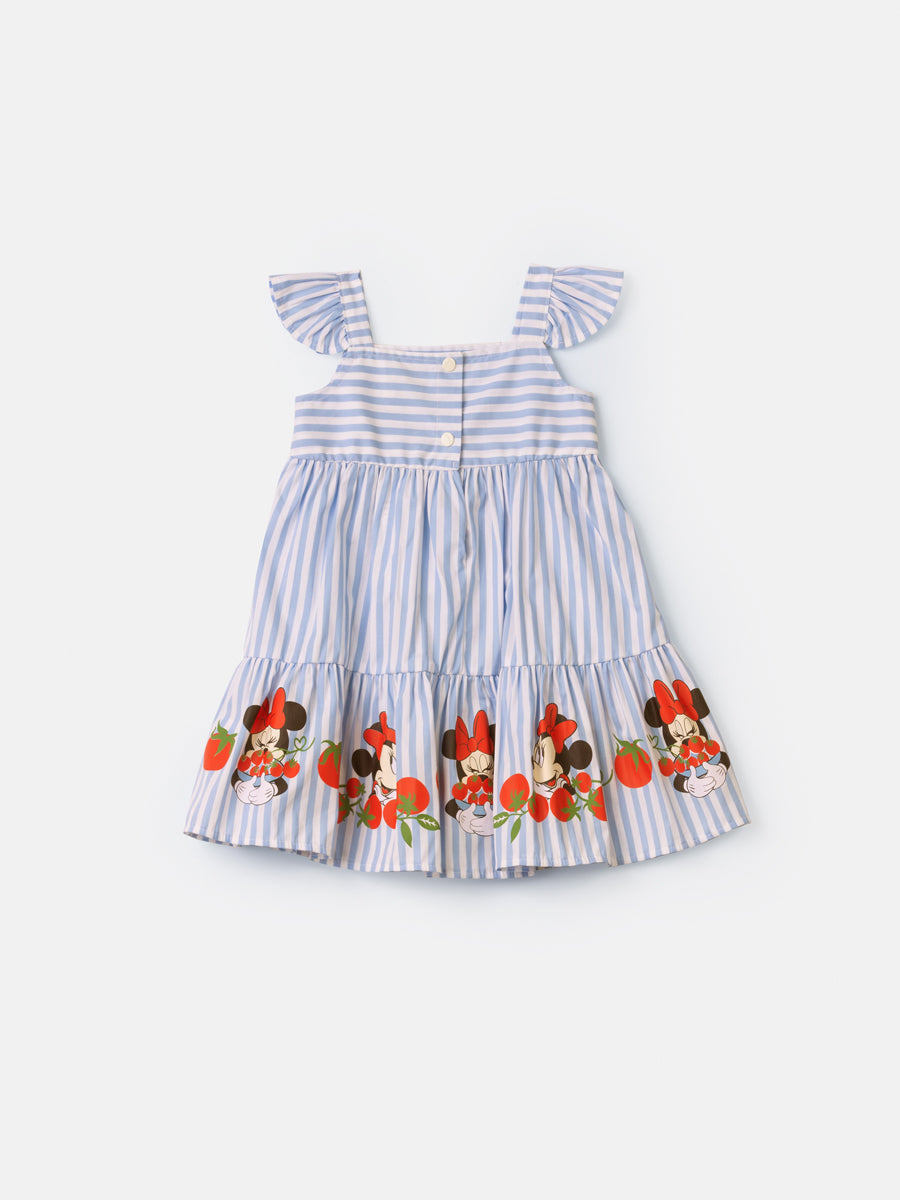 Vestido Listrado Minnie - ANIMÊ
