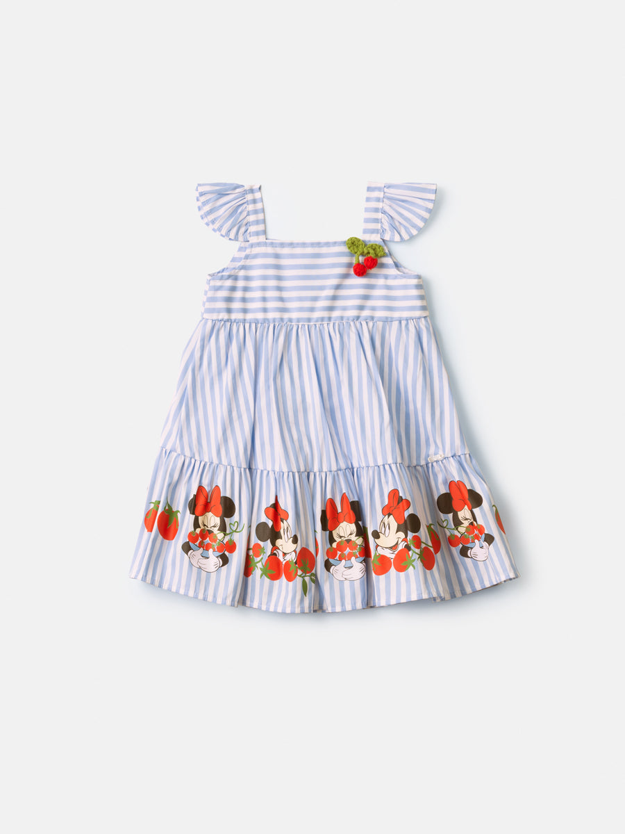 Vestido Listrado Minnie - ANIMÊ