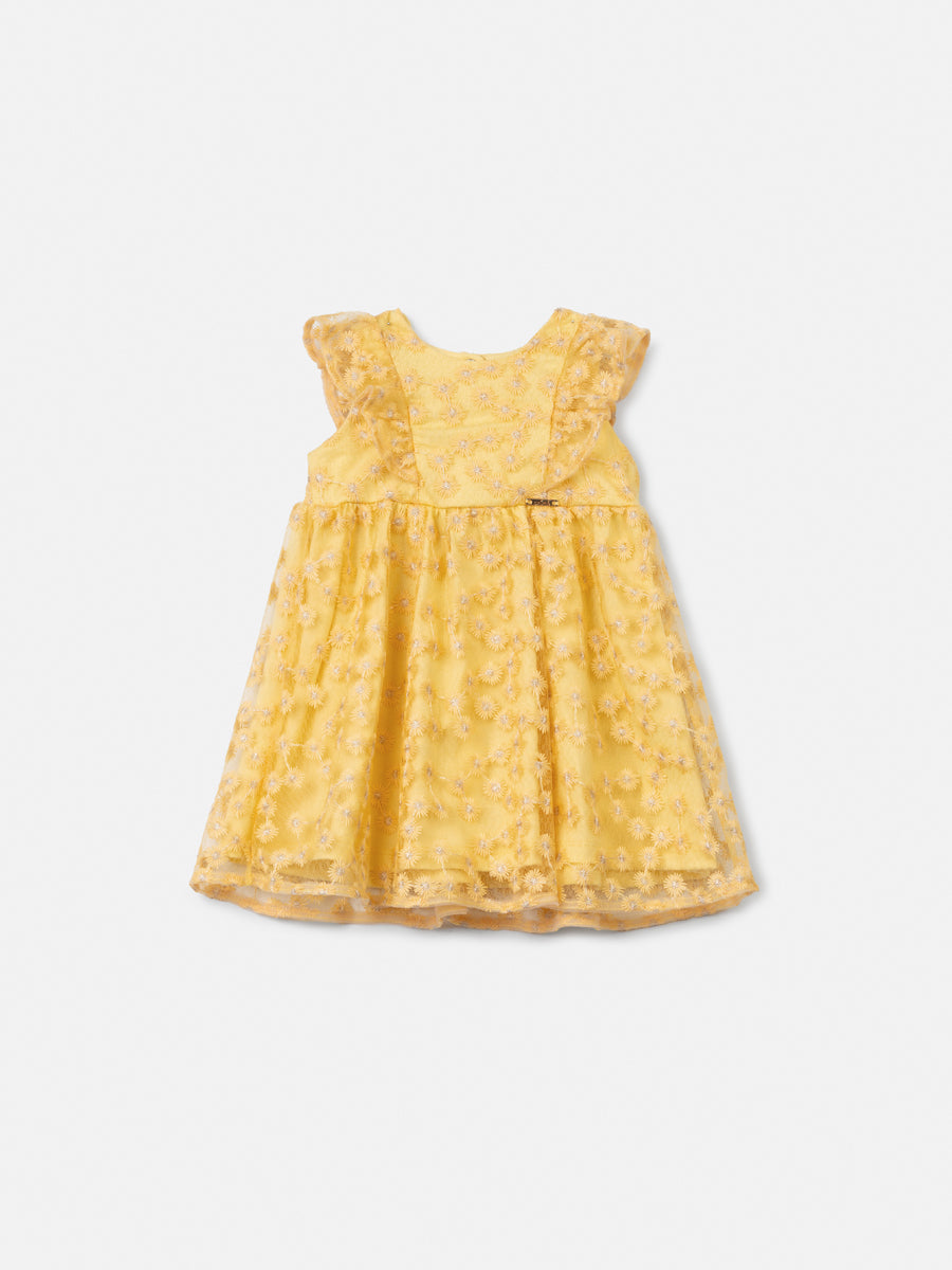 Vestido Tule Flores - ANIMÊ