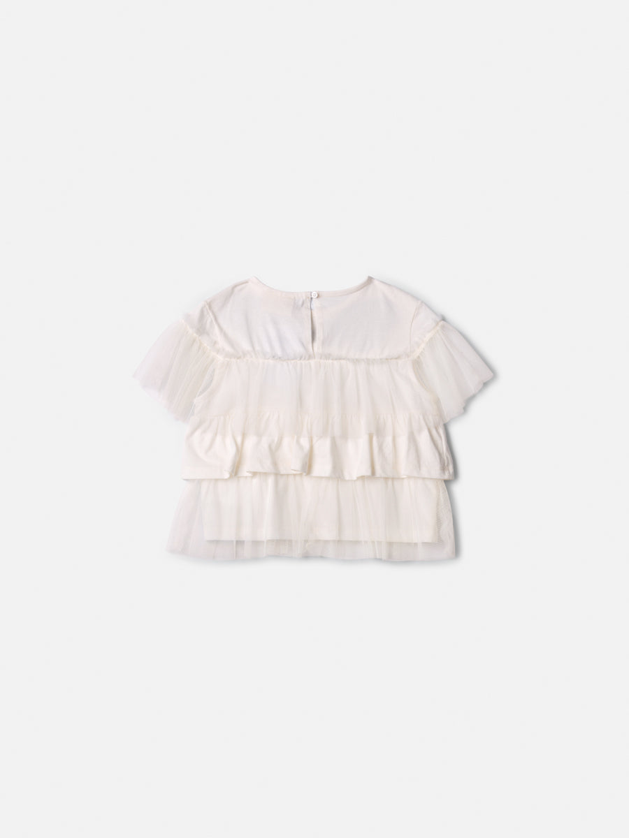 Blusa Babados e Tule - ANIMÊ