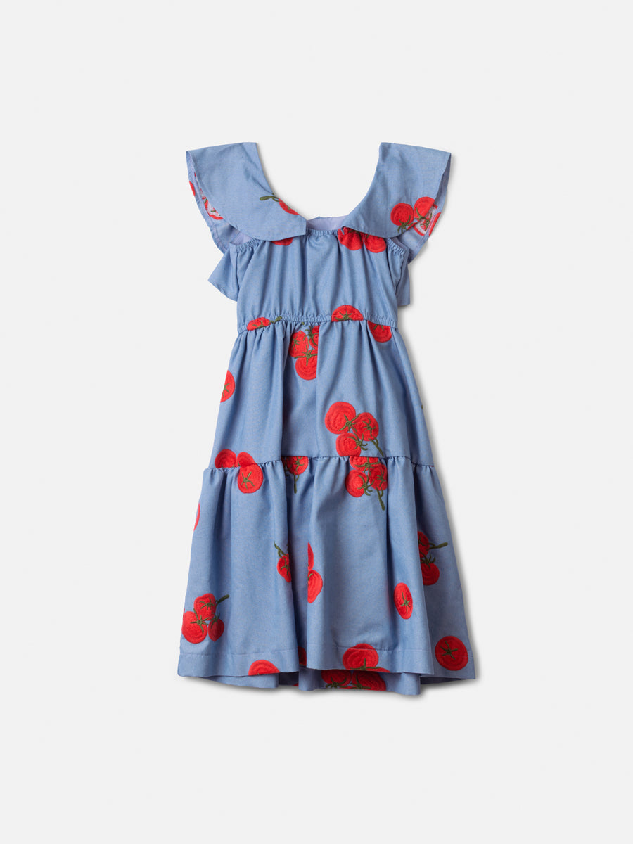 Vestido Tricoline Tomate - ANIMÊ