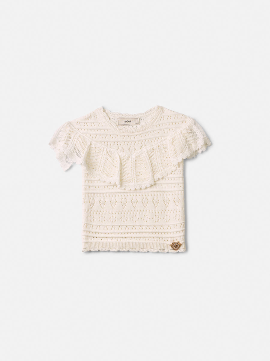 Blusa Tricot Babado - ANIMÊ