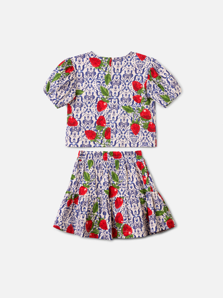 Conjunto Malha Blusa e Saia - - ANIMÊ